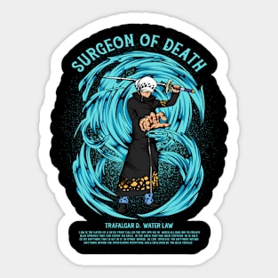 Surgeon of Death Vectro Art Sticker